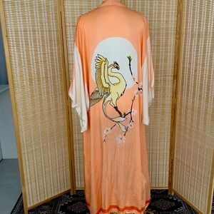 NWT Free People Rising Sun Maxi Kimono Size ALL